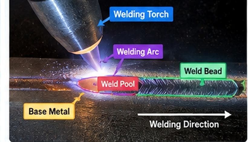 Industrial & welding: illustrative annotation example from the supplied Decoding Bits Data Services portfolio